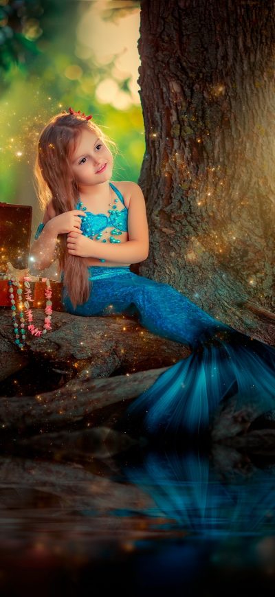 Fond d'écran iPhone Little Mermaid Girl