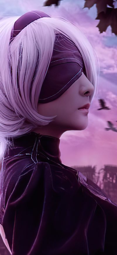 Fond d'écran iPhone Nier Automata Evening Walk 5k