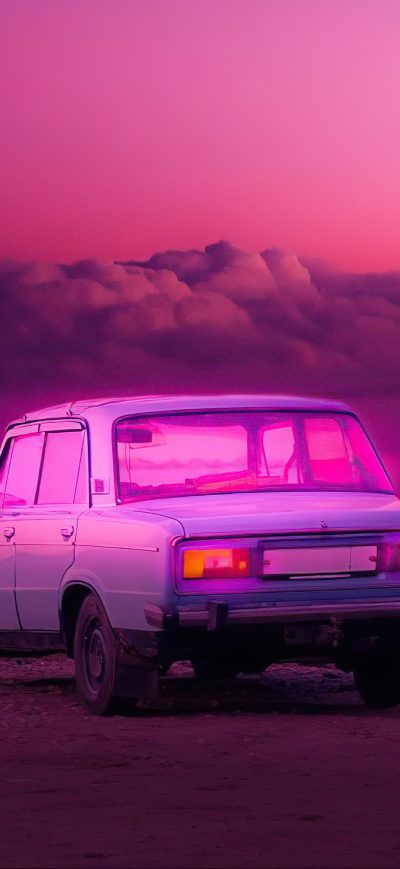 Fond d'écran iPhone Outrun Ride 5k