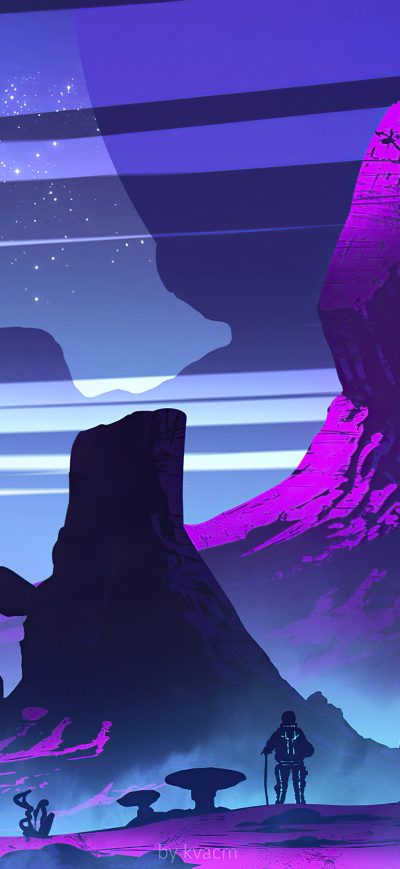 Fond d'écran iPhone Mysterious Planet 4k