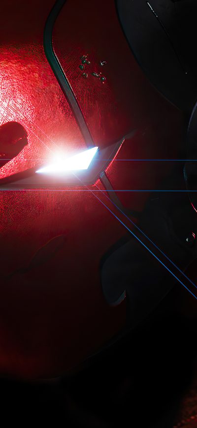 Fond d'écran iPhone Red Hood Mask 4k