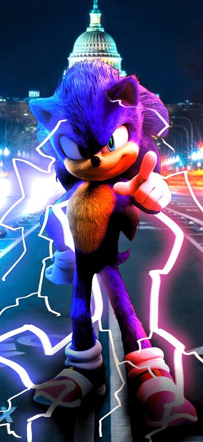 Fond d'écran iPhone 2020 Sonic The Hedgehog4k