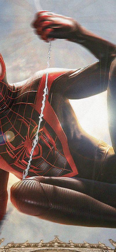 Fond d'écran iPhone Spider Man Miles Morales Game 2020
