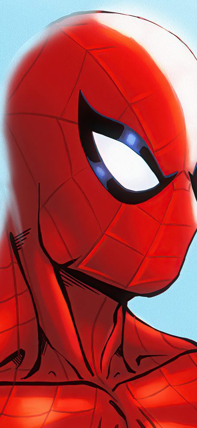 Fond d'écran iPhone Red Suit Spiderman 4k