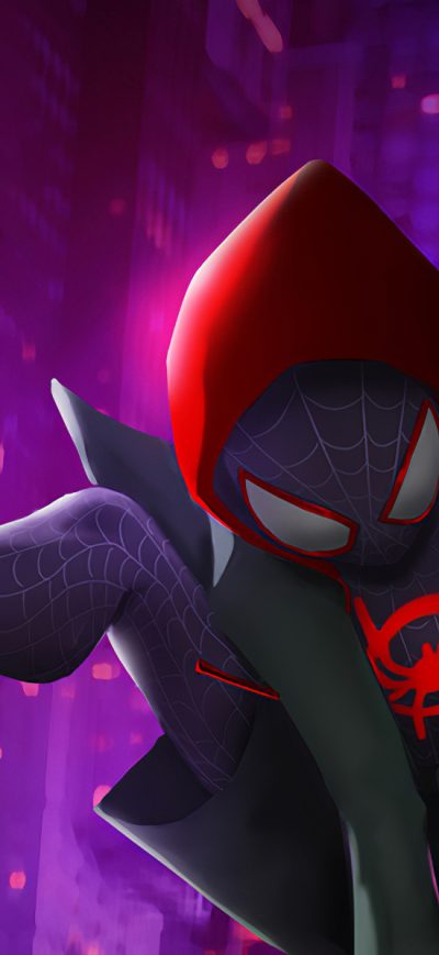 Fond d'écran iPhone Miles Spider Man Artworks