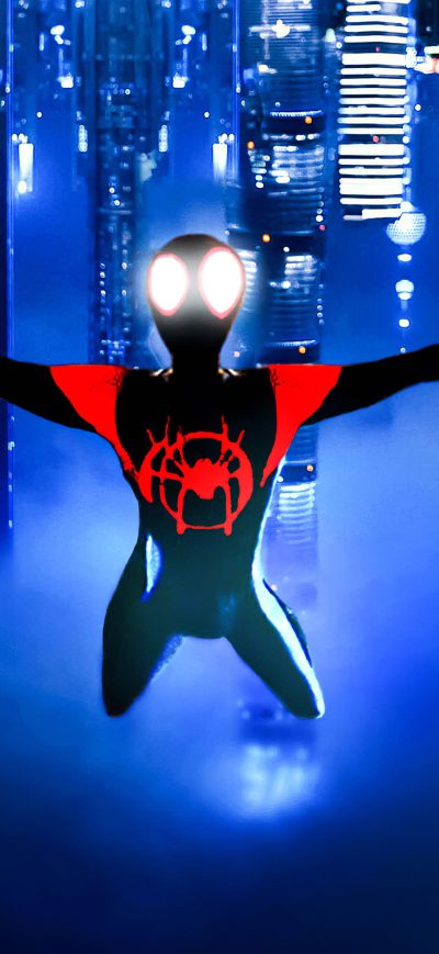 Fond d'écran iPhone Spiderman Upside Down 4k
