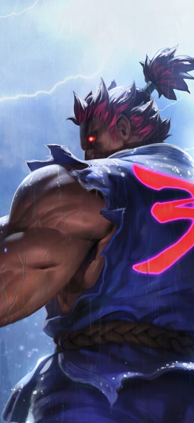 Fond d'écran iPhone Akuma Street Fighter Game 4k