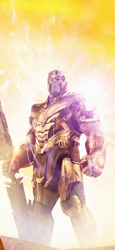 Fond d'écran iPhone Thanos Avengers End Game 4k