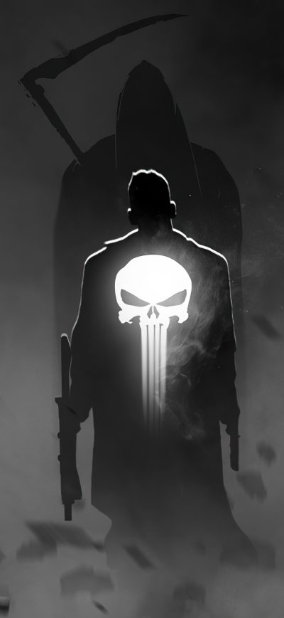 Fond d'écran iPhone The Punisher By Bosslogic 4k