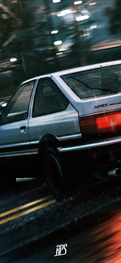 Fond d'écran iPhone Toyotya Ae86 Drift