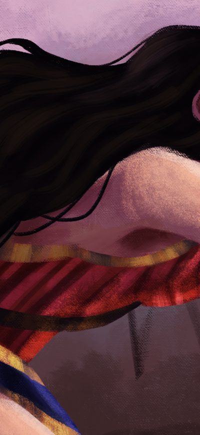 Fond d'écran iPhone Sketch Art Wonder Woman
