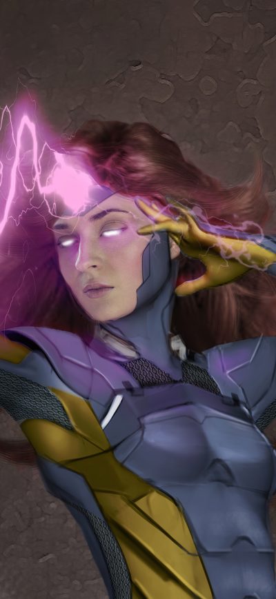 Fond d'écran iPhone X Men Apocalypse Jean Grey 5k