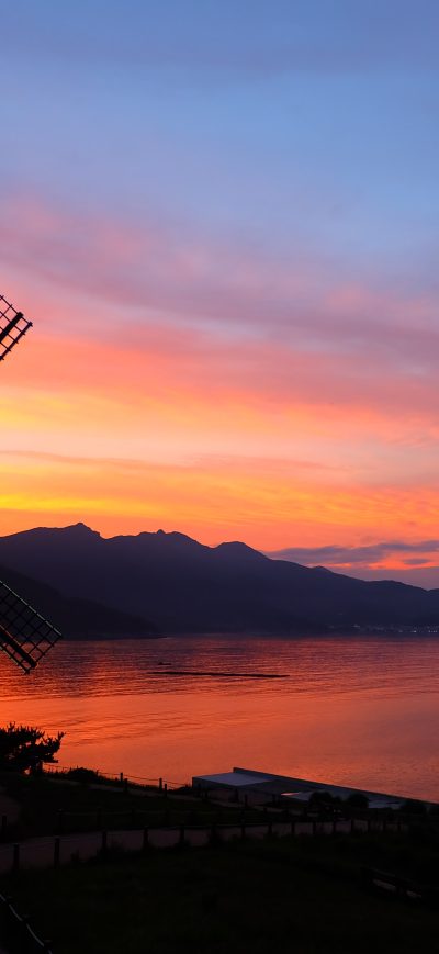 Fond d'écran iPhone Windmill 4k