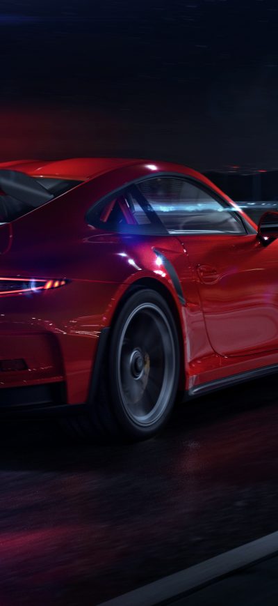 Fond d'écran iPhone PORSCHE GT3 RS CGI Rear