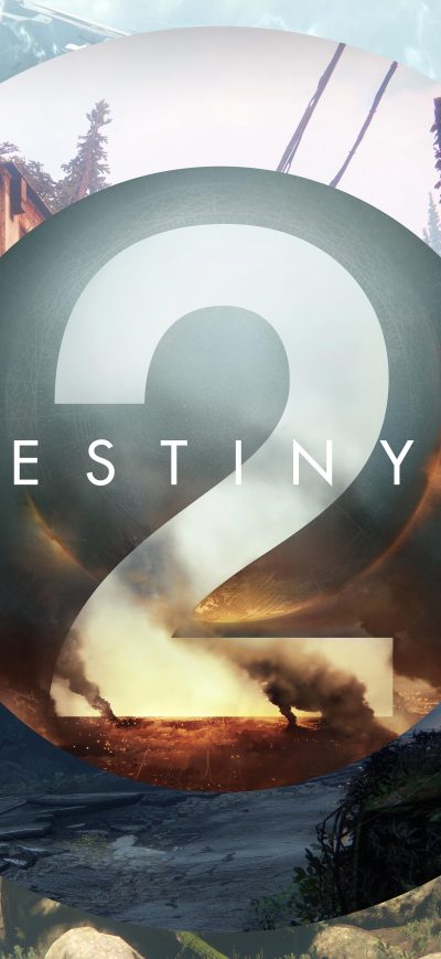 Fond d'écran iPhone Destiny 2 Logo 8k