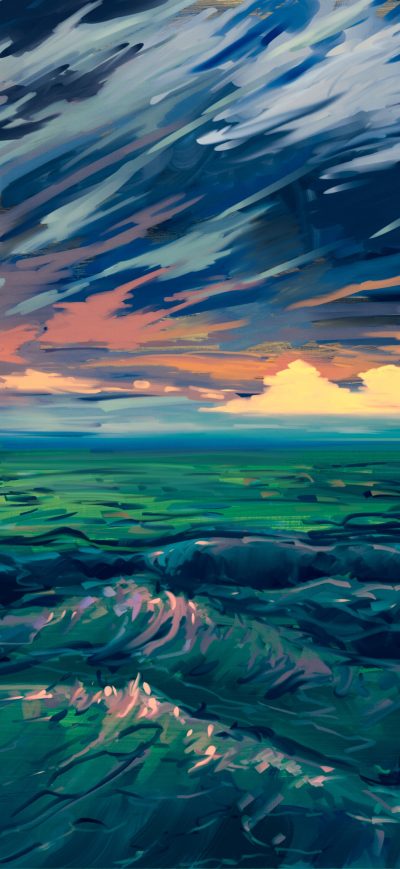 Fond d'écran iPhone Scenery Digital Art 4k