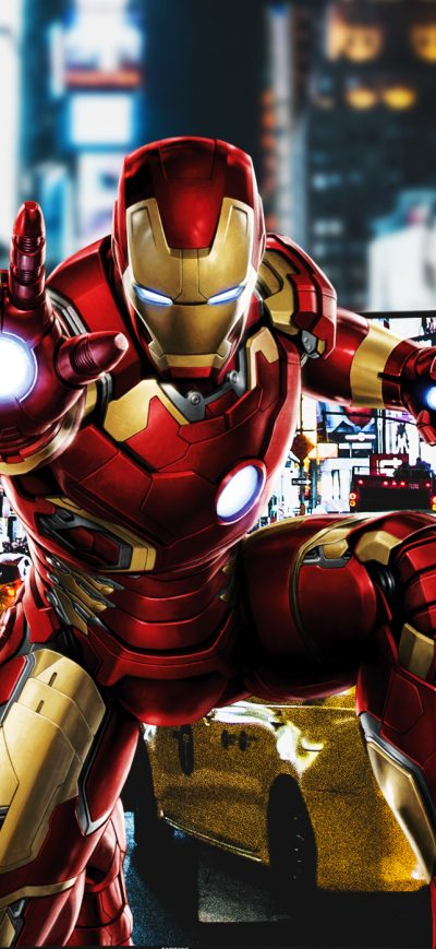 Fond d'écran iPhone Iron Man New York