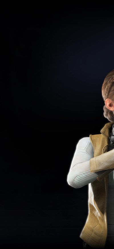 Fond d'écran iPhone Princess Leia Star Wars Battlefront II 2017