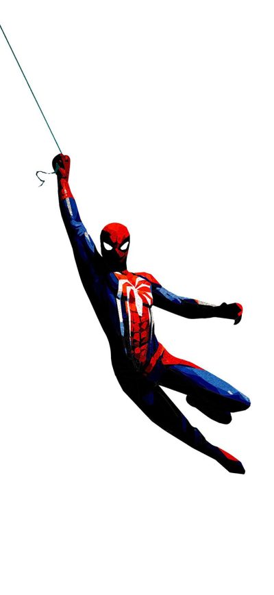 Fond d'écran iPhone Spiderman PS4 Minimal