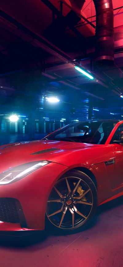 Fond d'écran iPhone Jaguar F Type 2018 4k