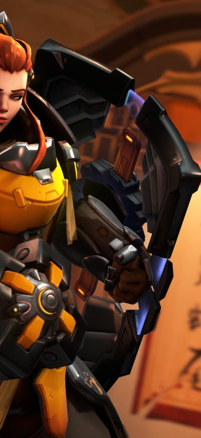 Fond d'écran iPhone Brigitte Overwatch Character 5k