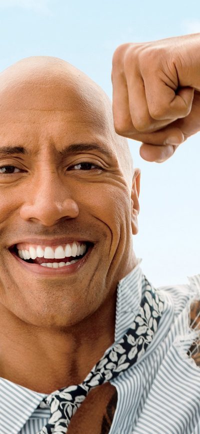 Fond d'écran iPhone Dwayne Johnson GQ 2018