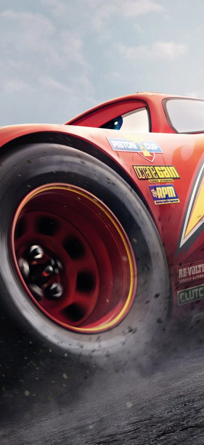 Fond d'écran iPhone Lightning McQueen Cars 3 HD