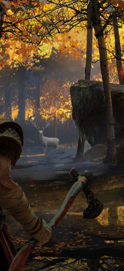 Fond d'écran iPhone 4k God Of War Concept Art