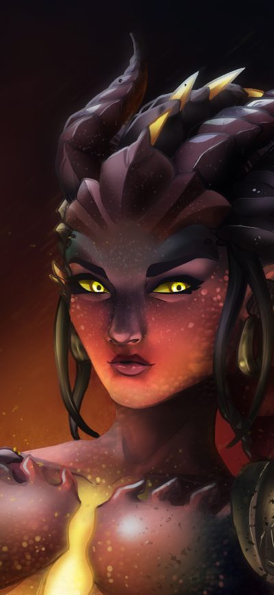 Fond d'écran iPhone Dragon Symmetra