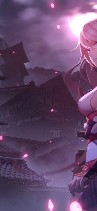 Fond d'écran iPhone Yae Sakura Benghuai Xueyuan HD