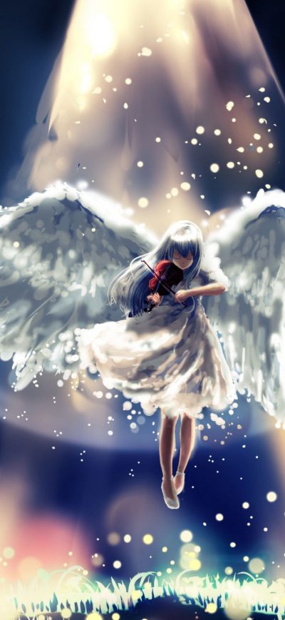 Fond d'écran Angel Wings sur iPhone
