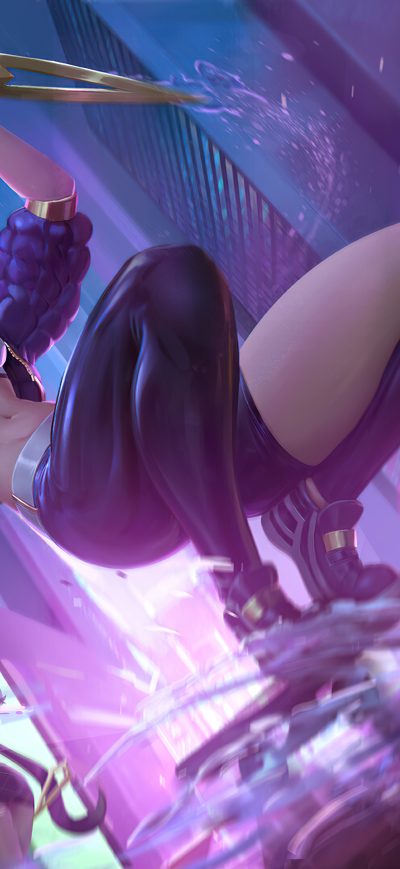Fond d'écran iPhone Akali League Of Legends 2022 4k