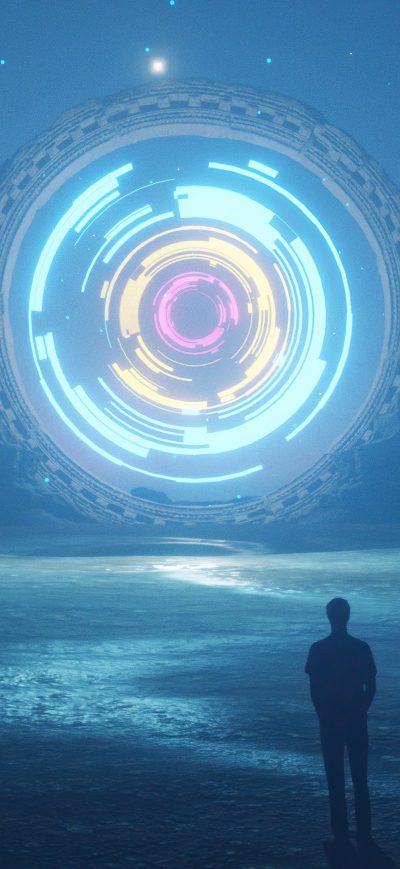 Fond d'écran iPhone Brightness And Glory Portal 4k
