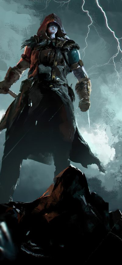 Fond d'écran Ac Valhalla sur iPhone