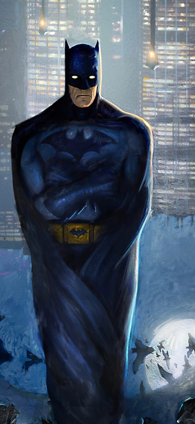 Fond d'écran iPhone Batman Up Side Down