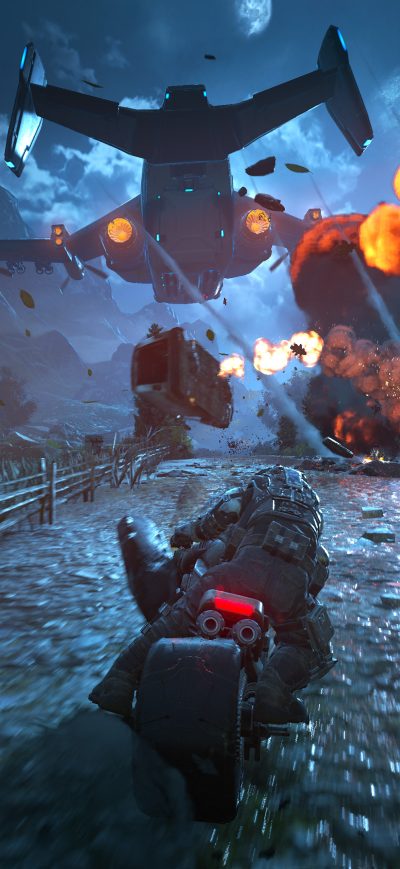 Fond d'écran iPhone Gears 4 Gameplay 4k