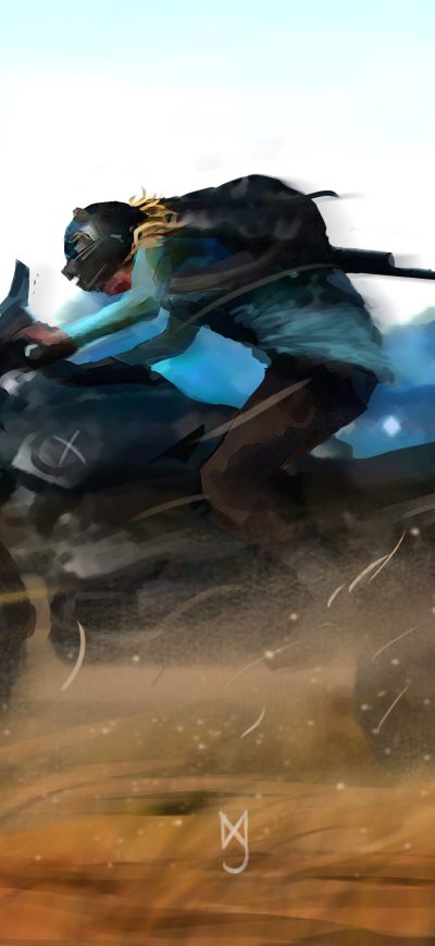 Fond d'écran iPhone Pubg Guy On Bike