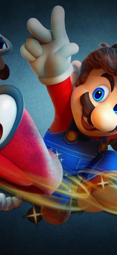 Fond d'écran iPhone Super Mario Odyssey 8k