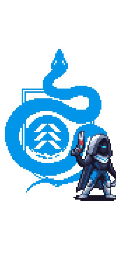 Fond d'écran iPhone Destiny 2 Pixel Art Hunter