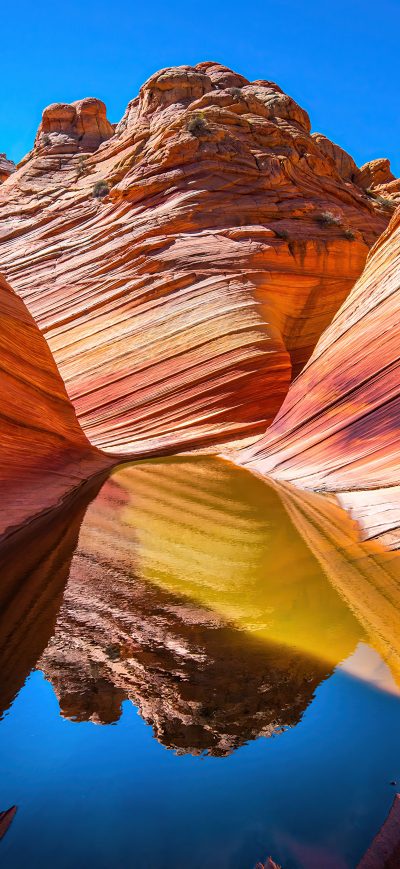 Fond d'écran iPhone Canyon Arizona Reflection 5k