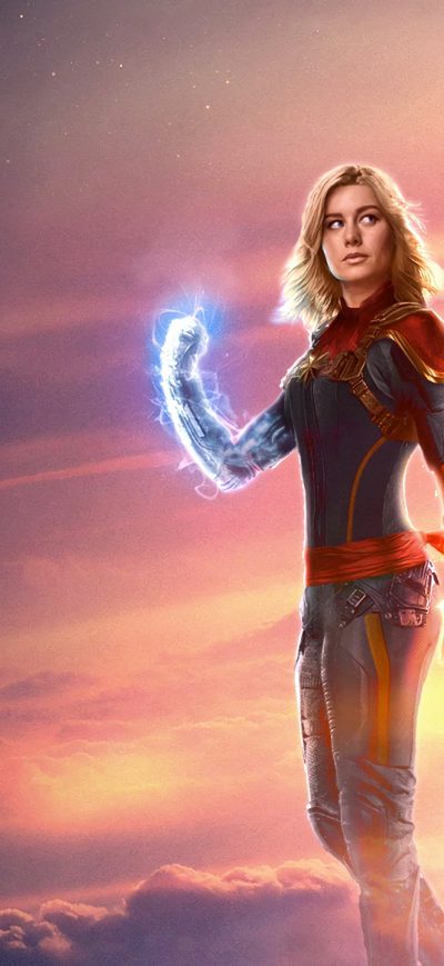 Fond d'écran iPhone Captain Marvel Brie Larson 5k