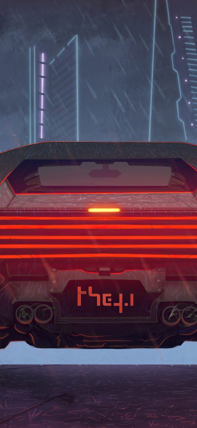 Fond d'écran iPhone Cyberpunk Vegas Mode 4k