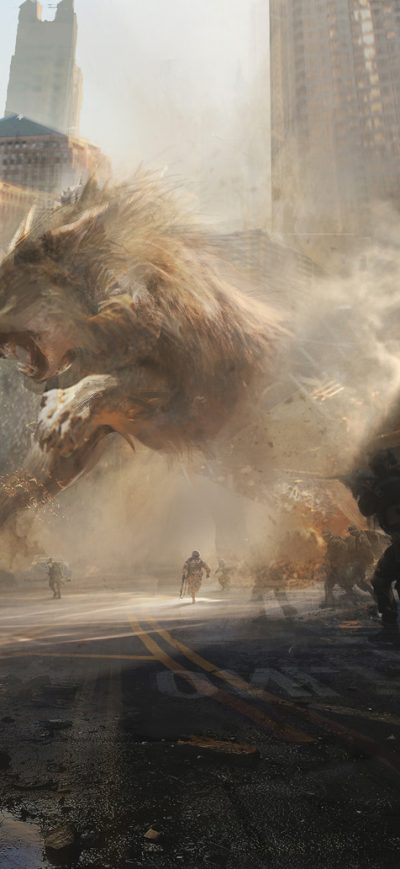 Fond d'écran iPhone Rampage Movie Fan Artwork