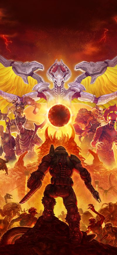 Fond d'écran iPhone 2020 Doom Eternal 5k