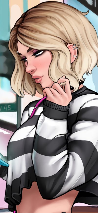 Fond d'écran iPhone Gwen Stacy Other Busy Day 8k