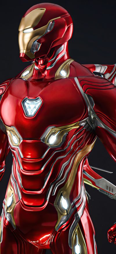 Fond d'écran iPhone Iron Man Mechanical Suit 4k