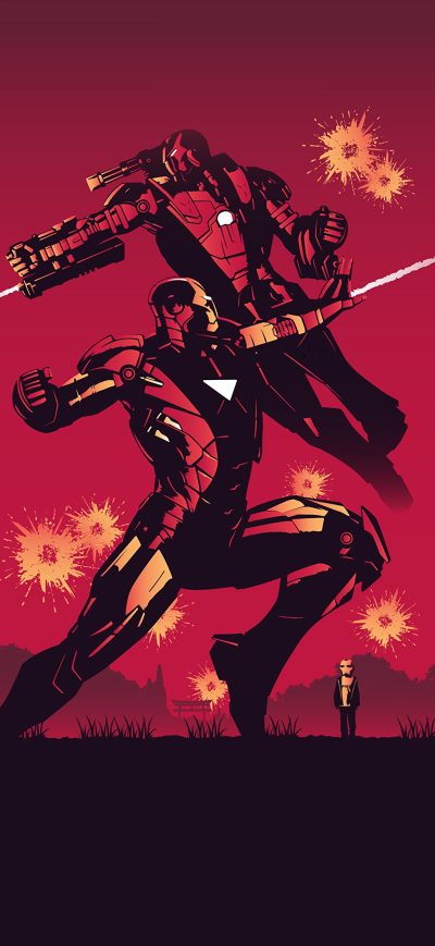 Fond d'écran iPhone Iron Man 4k Poster Art