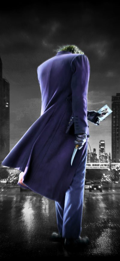 Fond d'écran Joker Dark Walk sur iPhone