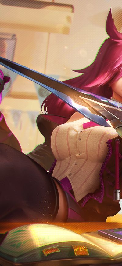 Fond d'écran iPhone Katarina From League Of Legends 4k
