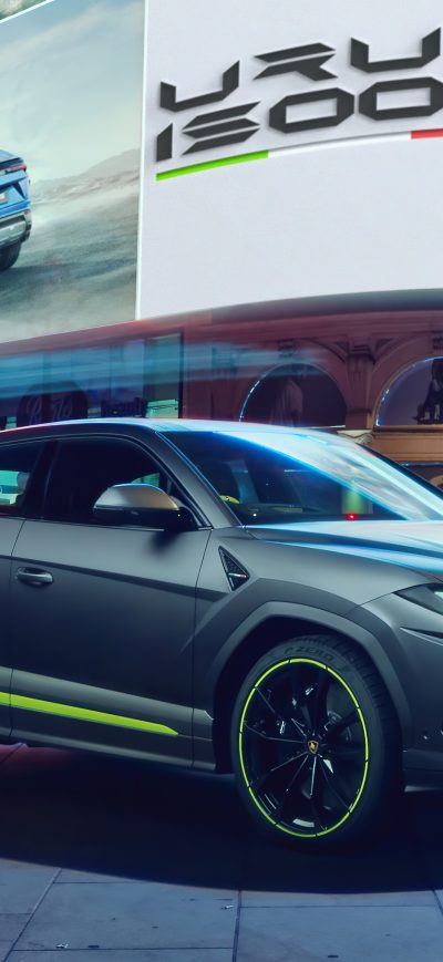 Fond d'écran iPhone Lamborghini Urus Graphite Capsule 5k